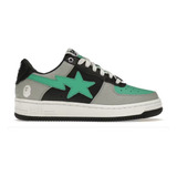 A Bathing Ape Bape Sta Low Grey Green