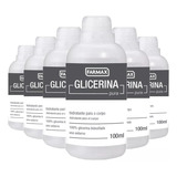 Glicerina Hidratante Para Corpo 100% Pura Farmax 100ml (c/6)