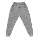 Pantalon Jogging Niño Nena Algodon Con Puño Liso Frizado