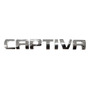 Emblema Captiva Cromado Chevrolet ( Incluye Adhesivo 3m) Chevrolet Captiva