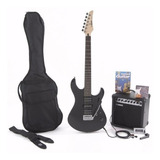 Guitarra Eléctrica Yamaha Erg121 Black Pack Paquete Completo