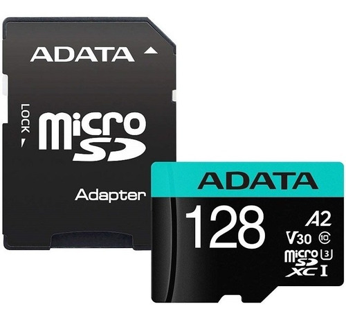 Memoria Adata Micro Sd Sdxc 128gb Cl10 V30 A2 Premier Pro