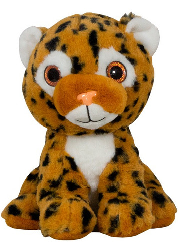 Animales Felinos Peluche Leon Tigre Leopardo Muñecos 25 Cm