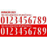 Tipografía Vectorizada Huracán 2023 - Vía Mail