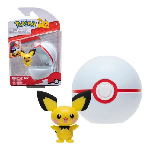 Figura Pokemon Poke Ball Pichu