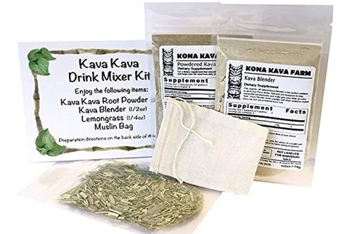 Kona Kava Basic Kava Kit Con Nuestros Mejores Mezcla