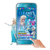 Invitación Interactiva Botón Mapa Y Confirmar Frozen Elsa