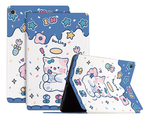 Funda For Samsung Galaxy Tab S5e Wifi Lindo Dibujos Animado