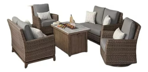 Sala Keter De Jardin Tipo Rattan Para Ext