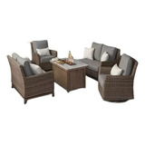 Sala Keter De Jardin Tipo Rattan Para Ext