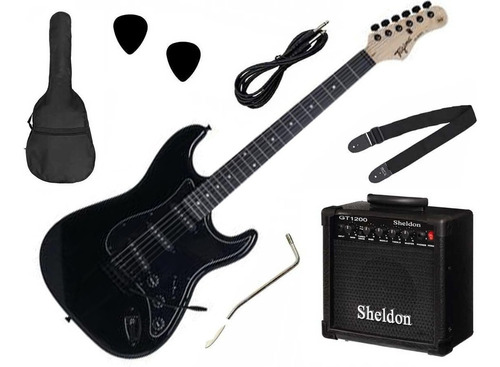 Kit Guitarra Tagima Tg-500 + Amp Sheldon Gt1200 Loja Oficial