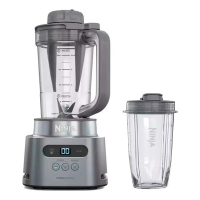 Licuadora portátil Ninja Twisti High-Speed Blender DUO SS150 1.005 L plateada | Meses sin interés
