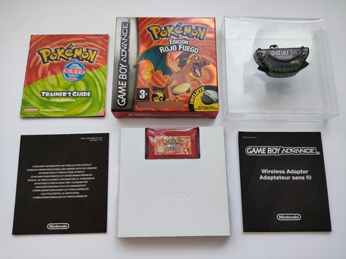 Juego Fisico Nintendo Gameboy Advance Gba Pokemon Rojo Fuego