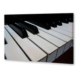 Cuadro 16x24cm Piano Teclas De Perfil Musical Deco M2