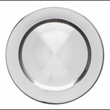 Plato Base De Acero Inoxidable Restaurante 30 Cm 50 Pz