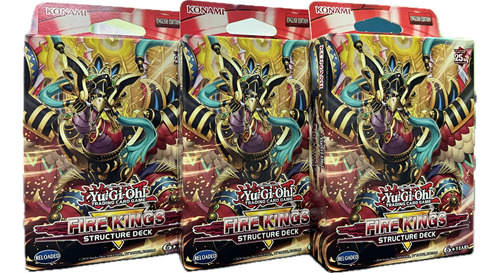 Fire Kings Structure Deck Tercia Inglés \u002F Español Yugioh | Meses sin interés