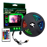 Tira De Luz Led Ditron Soliter Rgb 3m C/ Control Color De La Luz Rgbw