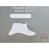 Escudo Guitarra Telecaster Cabronita Mexico Branco