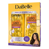 Kit Dabelle Hair Liso Arrasador Shampoo 250ml + Condicionado
