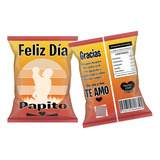 Bolsa Chip Bag Imprimible Día Del Padre (mod 1)