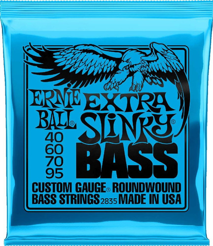 Cuerdas Bajo Electrico Ernie Ball Extra Slinky 4c Bass 2835