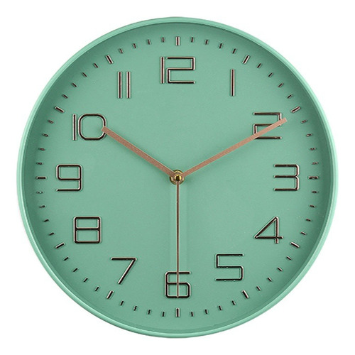 Relógio De Parede 25cm Ellegance Sala Cozinha Escritório