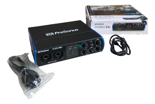 Presonus Studio 24c Interface De Áudio Placa De Som Gravação