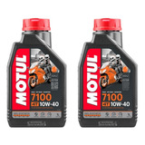 2l Aceite Motul 7100 Sintetico Pulsar Ktm Duke Rc Dominar