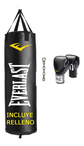 Bolsa Boxeo Everlast 1,10+ Relleno+guantes Everlast - Els