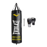 Bolsa Boxeo Everlast 1,10+ Relleno+guantes Everlast - Els