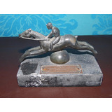 Escultura Em Bronze - Troféu Hipismo 1967