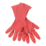 Caja 240 Guantes De Látex Doméstico P/ Limpieza Rojo Oval