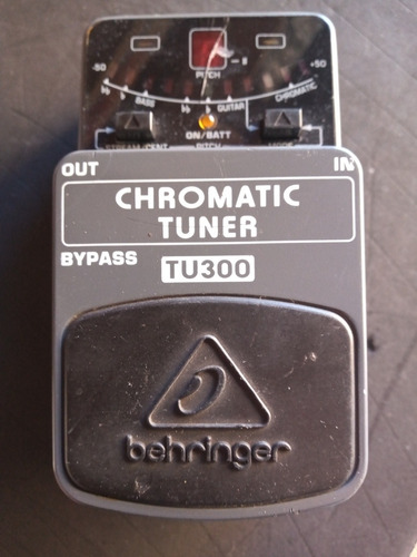 Pedal Chromatic Tuner By Pass Tu300 Behringer