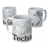 Mugs Pocillo Technics Mk1200 Turntable Bandeja