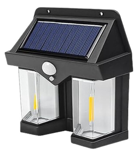 Lampara Solar Exterior Estilo Farol Pared Sensor Movimiento