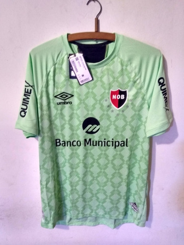 Camiseta De Arquero Newells Umbro Original Verde Claro