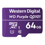 Cartão 64gb Micro Sd - Classe 10 - Wd Purple - 4600163
