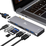 Adaptador Usb C Hub Para Macbook Pro 2020 2019 2018 2017 201