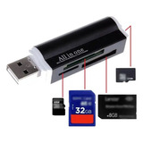 Lector De Memorias Usb All In One Sd Micro Sd Tf Ms M2 Duo