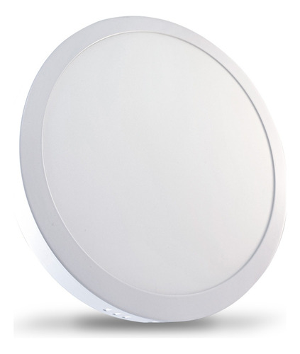 Panel Aplique Led 18w Pack X12 Uni Blanco Circular 220v Spot