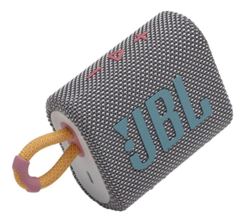 Parlante Jbl Go 3 Portátil Bluetooth Gris Original Sellado