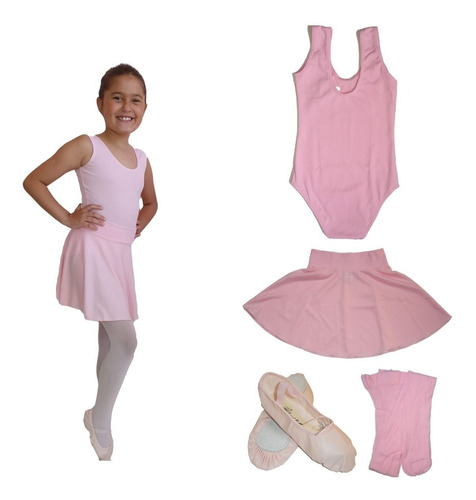 Roupa De Ballet Menina Balé Infantil Juvenil, K4