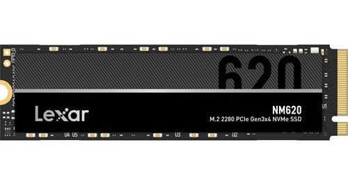 Disco Solido Ssd Lexar Nm620 256gb M.2 Nvme 2280 Pcie Negro