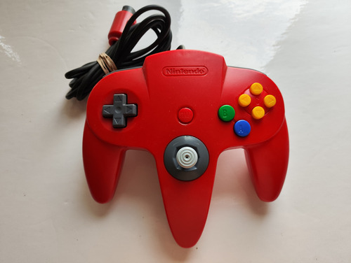 Control Original Para Nintendo 64 N64 Color Rojo