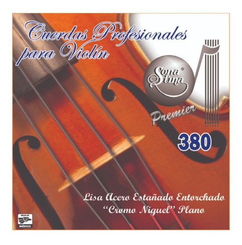 Set De Cuerdas Sonatina 380 P-violin 4-4 3-4