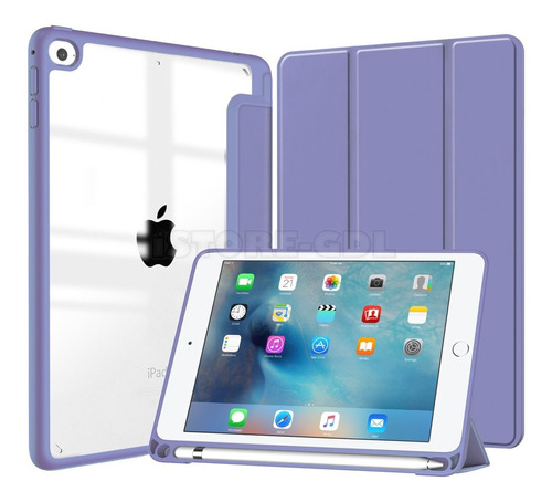 Funda Uso Rudo Tapa Magnético Compatible Para iPad Mini