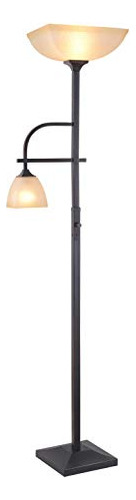 Lámpara De Piso Arco Kenroy Home, Mediana, Bronce Aceitado
