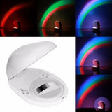 Lampara Proyector Arcoiris Velador Led Luz De Noche Niños