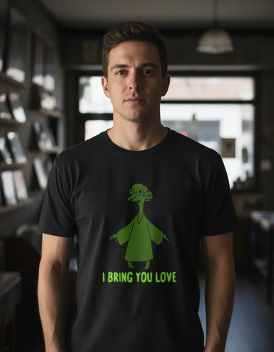 Playera Para Caballero Sr. Burns Brilla En La Obscuridad