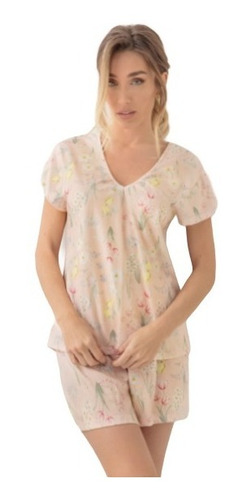 Pijama Mujer Verano 100% Algodón Lencatex 22734